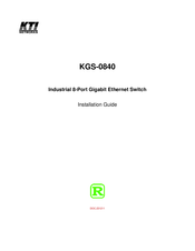 KTI Networks KGS-0840 Installation Manual
