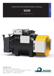 Sicor SG30 Operation And Maintenance Manual