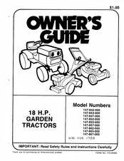 MTD 147-863-000 Owner's Manual