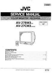 JVC AV-27CM3 Service Manual