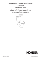 Kohler K-11487X Installation And Care Manual