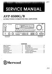 Sherwood AVP-8500G Service Manual