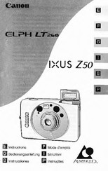 Canon ELPH LT 260 Instructions Manual