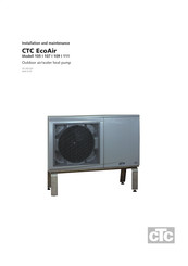 CTC Union EcoAir 111 Installation And Maintenance Manual