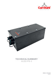 CarlStahl XLED-PS-3 Technical Summary