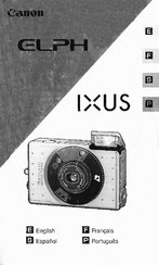 Canon ELPH IXUS Manual