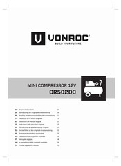 VONROC CR502DC Original Instructions Manual