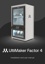 Ultimaker Factor 4 Installation And User Manual