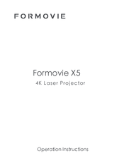 Formovie X5 Operation Instructions Manual