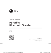 LG XT7S Simple Manual