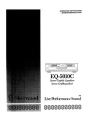 Sherwood Live Performance Sound EQ-5010C Operating Instructions Manual