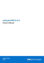 Dell Latitude 9450 2-in-1 Owner's Manual