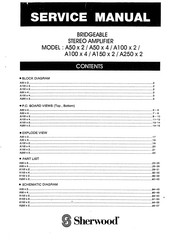 Sherwood A100 x 2 Service Manual