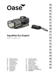 Oase AquaMax Eco Expert 27000/12 V Operating Instructions Manual