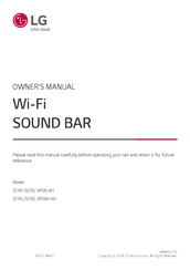 LG SPS8-W Owner's Manual