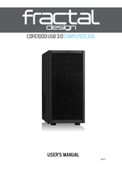 Fractal CORE1000 USB 3.0 COMPUTERCASE User Manual