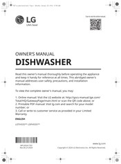 LG LDTH5554D Owner's Manual