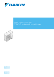 Daikin VRV 5 S Series Installer And User Manual