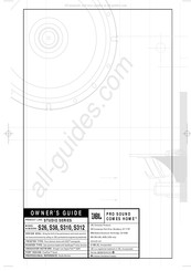 JBL Studio S38 Owner's Manual