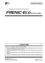 Fuji Electric FRENIC-Eco Series Instruction Manual