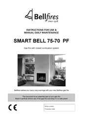 Bellfires SMART BELL 75-70 PF Instructions For Use & Manual Daily Maintenance