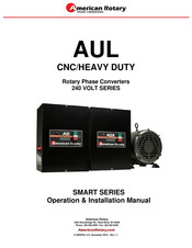 American Rotary AUL150 Operation & Installation Manual