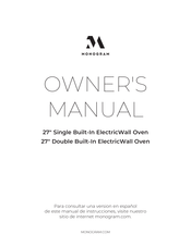Monogram ZKD90DSSNSS Owner's Manual