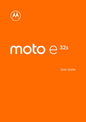 Motorola moto E32S User Manual