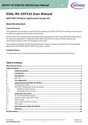 Infineon iMOTION EVAL-M1-05F310 User Manual