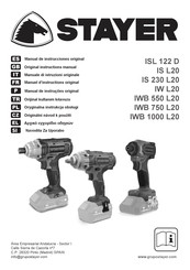 stayer IS 230 L20 Instruction Manual