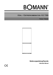 BOMANN KG 7309 Instruction Manual