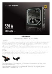 LC-POWER LC6550M Manual