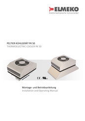 ELMEKO PK 50-HK-AG Installation And Operating Manual