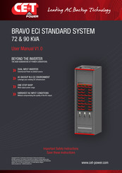 CE+T Power BRAVO ECI STANDARD SYSTEM 72 KVA User Manual