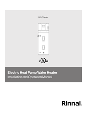 Rinnai REHP Series Installation And Operation Manual