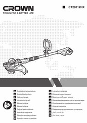 Crown CT29012HX Original Instructions Manual