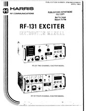 Harris RF-131 Instruction Manual