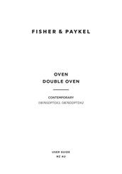 Fisher & Paykel CONTEMPORARY OB76DDPTDX2 User Manual