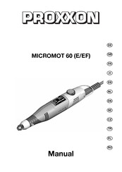 Proxxon MICROMOT 60 EF Manual