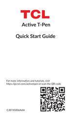 TCL Active T-Pen Quick Start Manual
