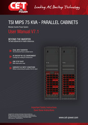 CE+T Power TSI MIPS 75 KVA User Manual