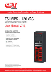 CE+T Power TSI MIPS 120 VA User Manual