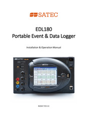 Satec EDL180 Installation & Operation Manual