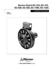 Altra Industrial Motion Warner EC-650 Installation Instructions Manual