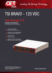 CE+T Power TSI BRAVO 125 VDC User Manual