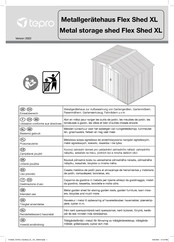 tepro Flex Shed XL Manual