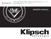 Klipsch REFERENCE R-52C Owner's Manual