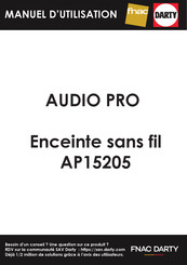 Audio Pro AP15205 User Manual