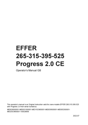 Effer 525 Operator's Manual