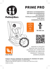 Petite & Mars PRIME PRO Product Manual